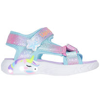 Skechers Sandals w. Lights - Unicorn Dreams - Purple Multicolour