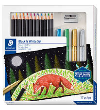 Staedtler Colouring Set - Black/White - 17 Parts