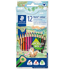 Staedtler Colouring Pencils - Noris Upcycled Wood - 12 pcs