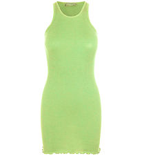 Rosemunde Dress - Rib - Guava Green