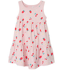 Name It Dress - NmfVigga - Parfait Pink w. Bear