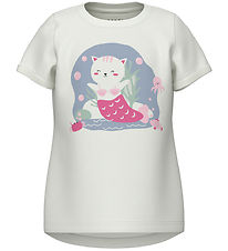 Name It Stuttermabolur - NmfVix - Bright White