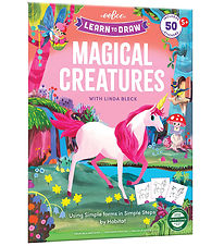 Eeboo Colouring Book - L Honor To Draw - Magical Creatures