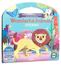 Eeboo Stickerbuch - 200+ Stickers - Wunderschne Tiere