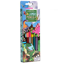 Eeboo Crayons de couleur - 6 pces - Gant - Dinosaur