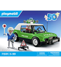 Playmobil - 50e anniversaire Classic+ Voiture de police - 71591