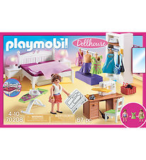 Playmobil Dollhouse - Slaapkamer m. Naaihoek - 70208 - 67 Onderd