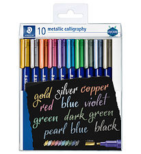Staedtler Tússlitir - Metallic Calligraphy - 2,8 mm - 10 Stk.