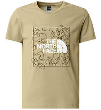 The North Face T-Shirt - Graphique - Gravel/Fort Olive