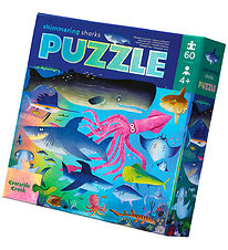 Crocodile Creek Puzzle - 60 Briques - Requins chatoyants