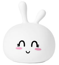 Rabbit & Friends Lampa - Kanin - Happy - 11,6x14,1 cm - Vit