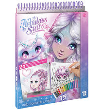 Nebulous Stars Activity Book w. Watercolor pencils - Watercolori