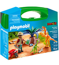Playmobil Dinos - Dino Explorer - Tragetasche - 70108 - 18 Teile