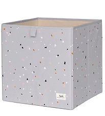 3 Sprouts Storage Box - 33x33x33 cm - Terrazzo/Light grey