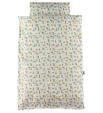 Nørgaard Madsens Bedding - Adult - White/Green w. Dinosaur