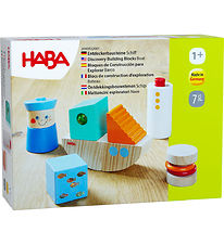 HABA Baukltze - Holz - Entdeckung Building Blocks Boot - 7 st.