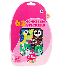 Djeco Stickers - 62 pcs - Birds