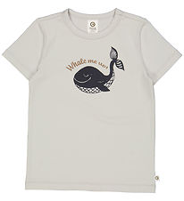 Msli T-Shirt - Whale - Soft Blue