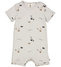 Müsli Summer Romper - Whale - Soft Blue/Mystery Blue/Shade