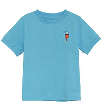 Minymo T-Shirt - Bonnie Blue av. Glace