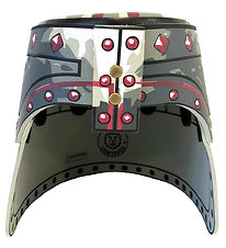 Liontouch Costume - Knight Helmet - Gray w. Maltese Cross