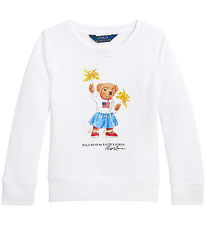 Polo Ralph Lauren Peysa - Hvítur M. Bangsi