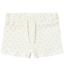 Lil' Atelier Shorts - NmfHulla - Kokosmelk m. Bloemen