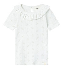 Lil' Atelier T-skjorte - NmfRachello - Kokosmelk m. Blomster