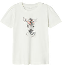 Name It T-shirt - NmfJael - Jet Stream/Zebra