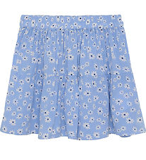 Creamie Skirt - Flower Crepe - Bel Air Blue