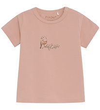 Fixoni T-shirt - Mahogany Rose
