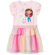 Name It Kjóll - NmfMaud Gabby - Parfait Pink M. Glimmer