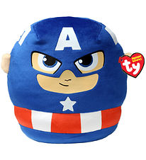 Ty Kuscheltier - Squishy Beanies - 25 cm - Marvel Captain Americ