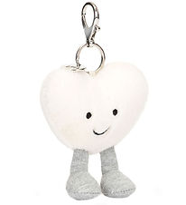 Jellycat Sleutelhanger - 13x9 cm - Amuses Cream Heart