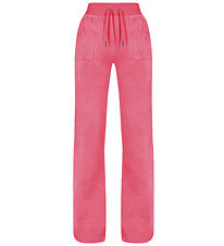 Juicy Couture Velours Hosen - Teil Strahl - Hot Pink
