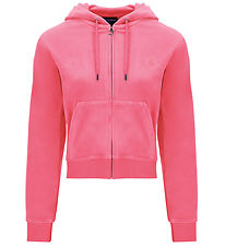 Juicy Couture Neuletakki - Robertson - Veluuri - Hot Pink