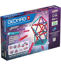 Geomag Jeu d'aimants - Glitter Recycl - 60 Parties