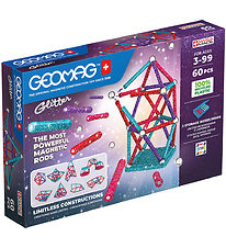 Geomag Magnetset - Glitter tervunnet - 60 Delar