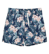 Color Kids Shorts de Bain -Aop - Deep Sea