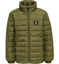 Hummel Fóðraður jakki - hmlMosse - Dark Olive