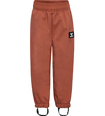 Hummel Softshell Pants w. Fleece - hmlJupiter Tex Mini - Copper