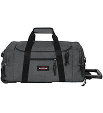 Eastpak Travel Bag w. Wheels - Leatherface S 41L - Black Denim
