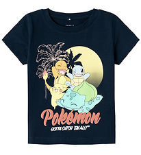 Name It T-shirt - NmmMatinis Pokmon - Dark Sapphire