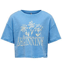 Kids Only T-Shirt - KogNora - Azure Blue/Begin