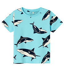 Name It T-Shirt - NkmJusper - Splish Splash m. Print