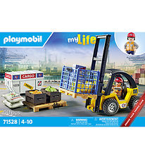 Playmobil My Life - Chariot lvateur avec charge - 71528 - 40 P