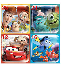 Educa Puzzle - 4 pces - 12-16-20-25 Briques - Disney Pixar