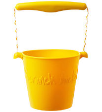 Scrunch Eimer - Silikon - 13 cm - Matt Gelb