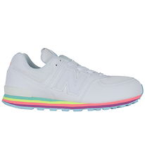 New Balance Shoe - 574 - White/Team Sky Blue