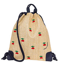 Jeune Premier Sac de gymnastique - City Arrire - Raffia Cherry